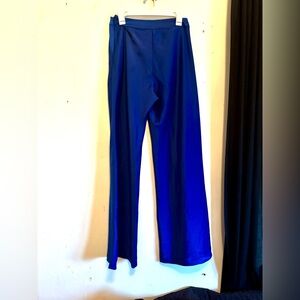 Vibrant Blue Wide-Leg Pants